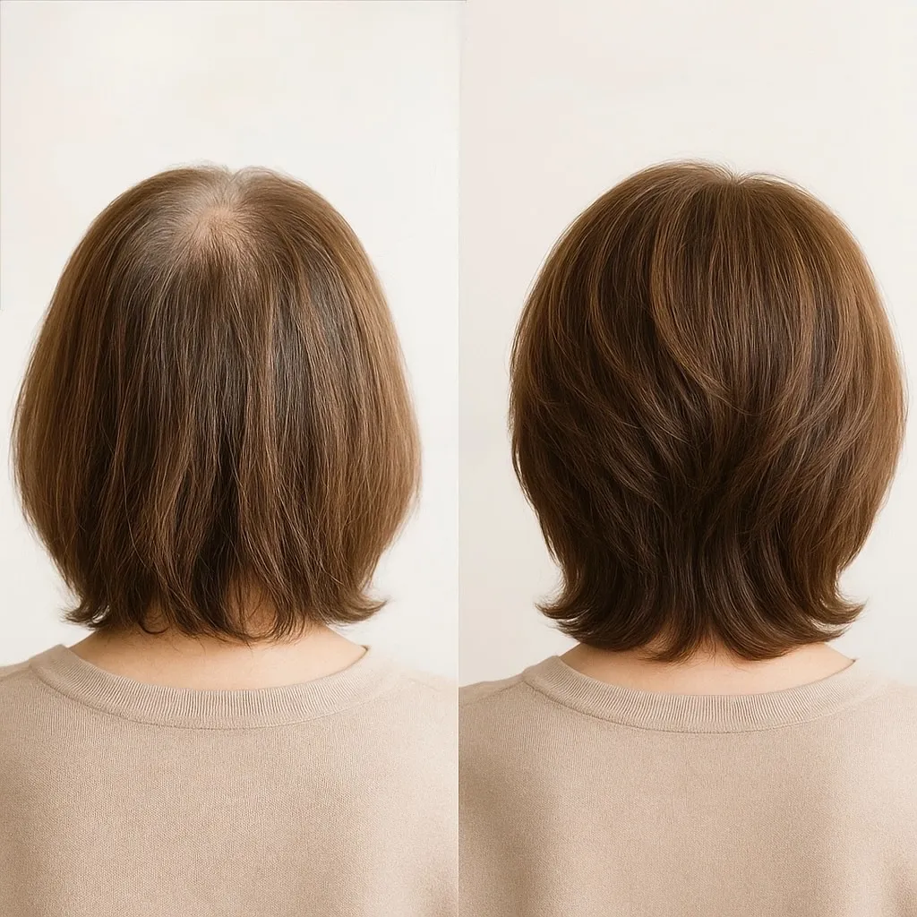 2000本  before after