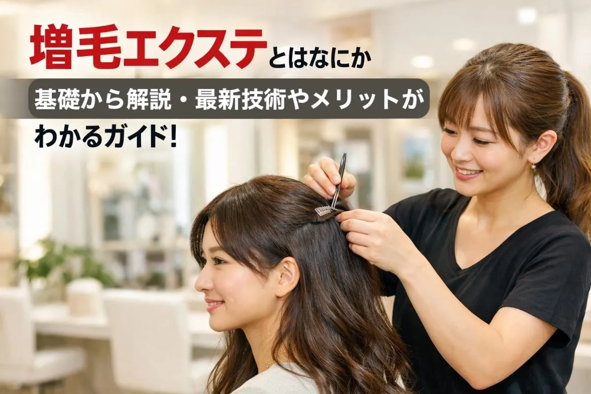 増毛エクステとはなにか基礎から解説・最新技術やメリットがわかるガイド！