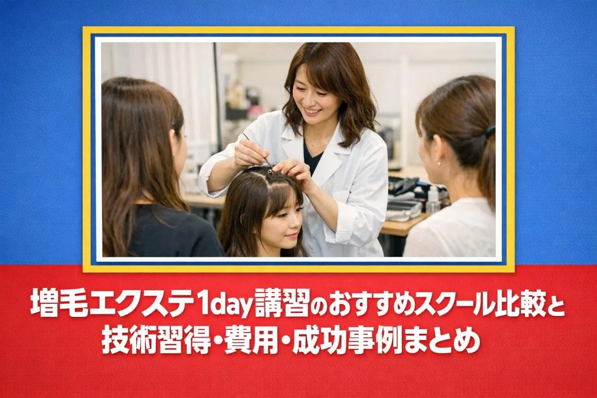 増毛エクステ1day講習のおすすめスクール比較と技術習得・費用・成功事例まとめ